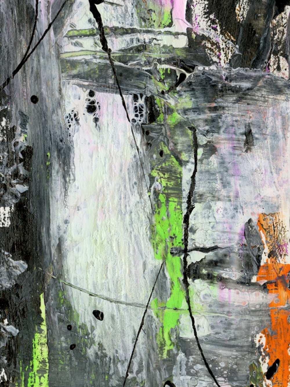 Original ACEO, Abstract art Painting - Organic Abstract 16